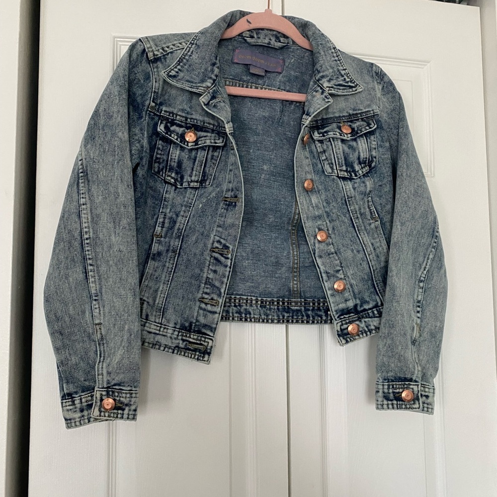 Boom Boom Jeans Blue Denim Jacket with Copper Buttons
